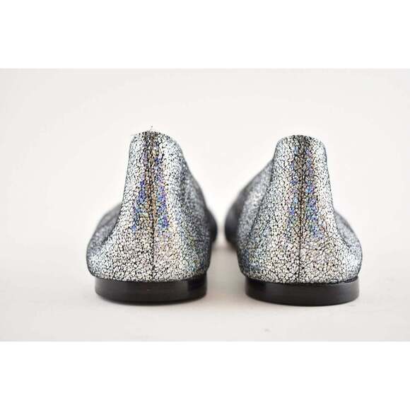Christian Louboutin Ballalla Silver Mica Glitter Ballerina Ballet Flat 37.5 - Picture 11 of 12